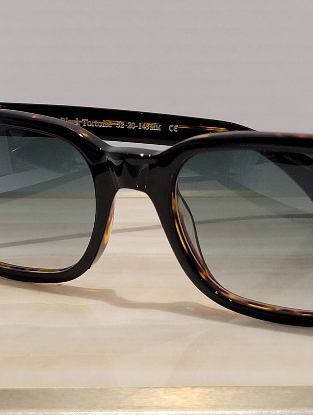 American Optical Tournament Black Toet Square Classic Sunglasses NWOT